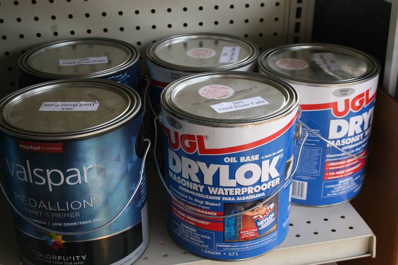 lot 399 image: Valspar Paint and Primer and Drylock Masonry Primer
