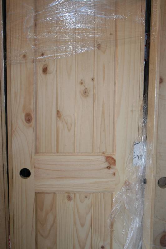 lot 436 image: Solid  Pine Pre Hung Interior Door