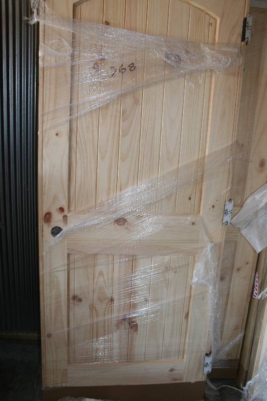 lot 440 image: Solid Pine Pre Hung Interior Door