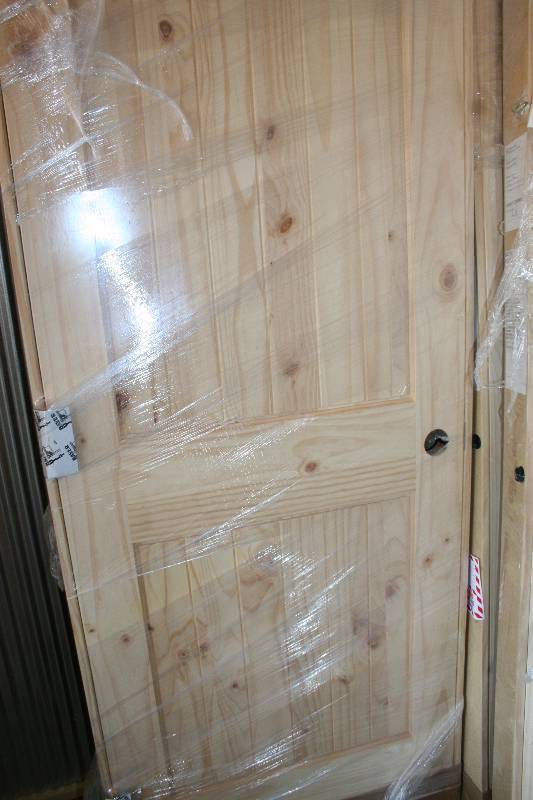 lot 441 image: Solid Pine Pre Hung Interior Door