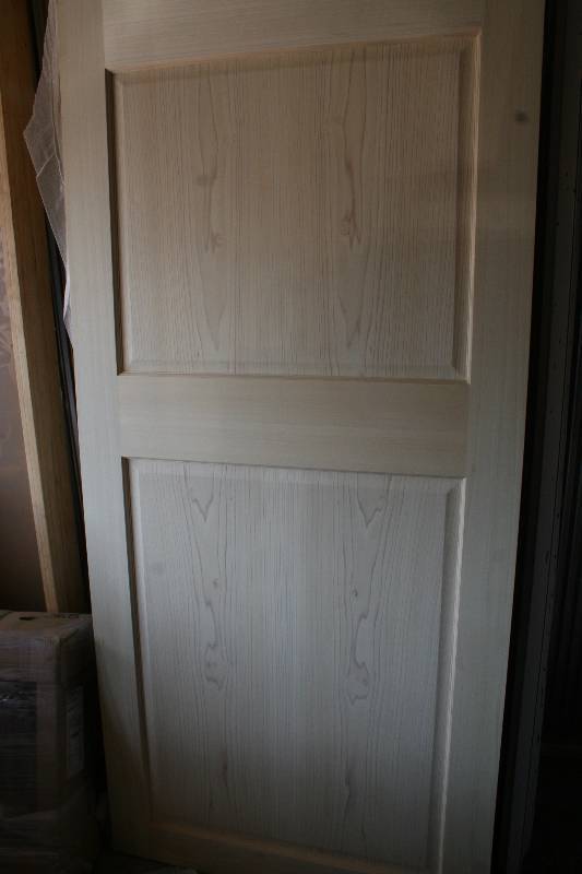 lot 444 image: Solid Maple Interior Door with Plywood Panels