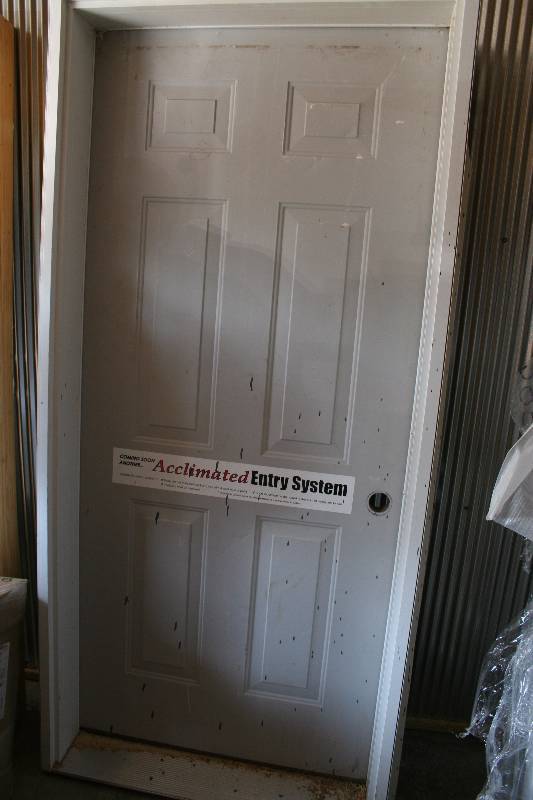 lot 445 image: Pre Hung Insulated Steel Exterior Door