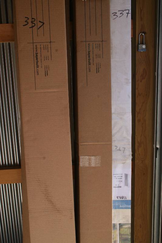 lot 458 image: Double Door Frames and Retractable Screen