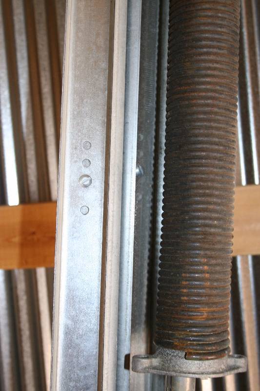 lot 475 image: Rails and Spring for 12 High Garage Door