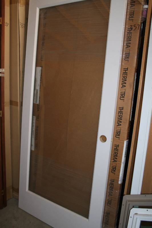 lot 486 image: Composite Exterior Door with Glass