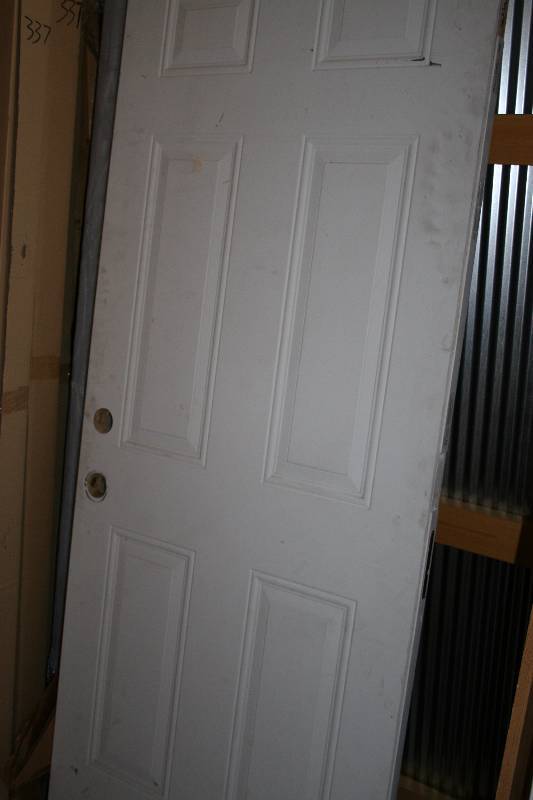 lot 490 image: Steel Insulated Exterior Door