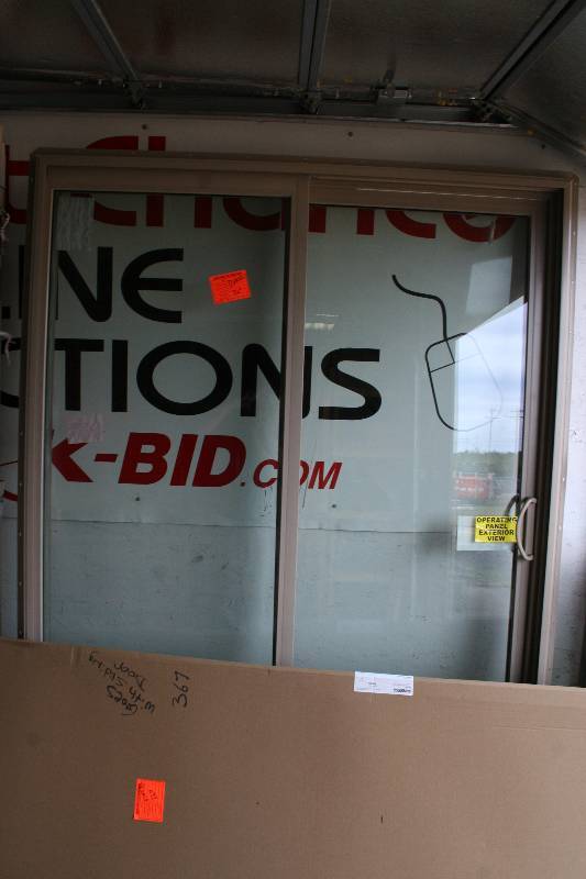 lot 600 image: Sliding Glass Door System
