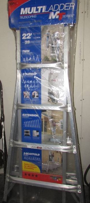 lot 523 image: WERNER MULTI LADDER, NEW IN PACKAGE