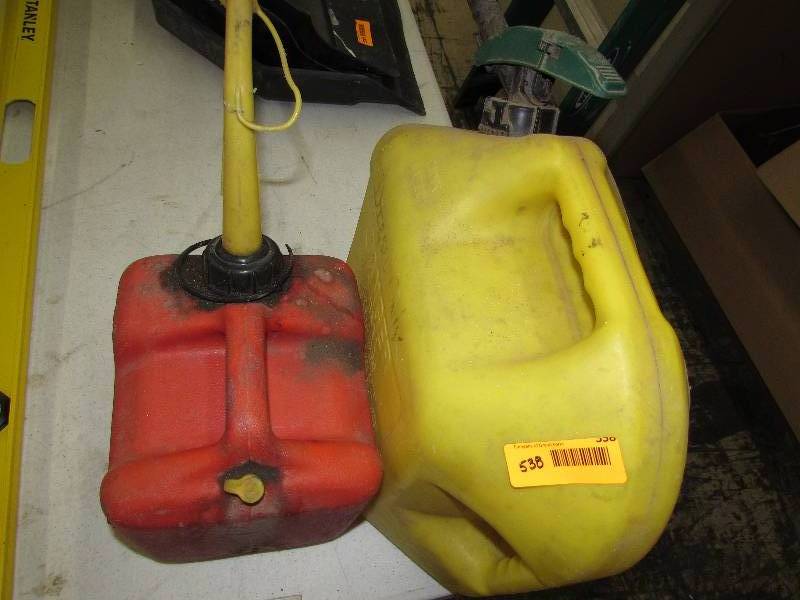 lot 538 image: TWO GAS CANS