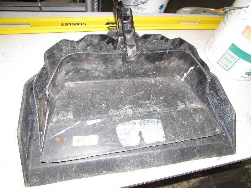 lot 539 image: THREE LARGE DUST PANS