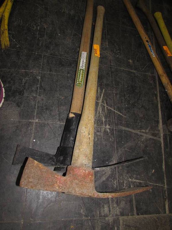 lot 544 image: TWO PICK AXES