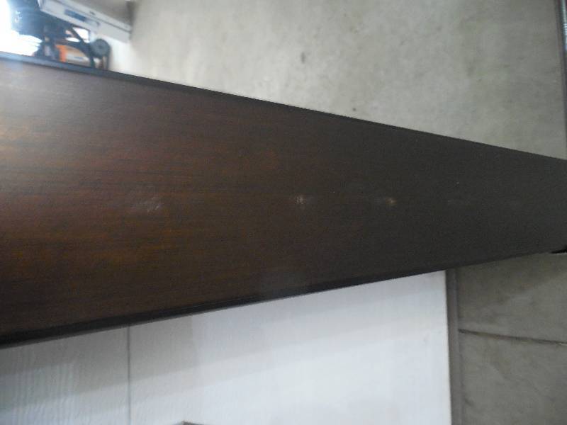 30 in. x 42 in. Dark Brown Non-Beveled Framed Wall Mirror