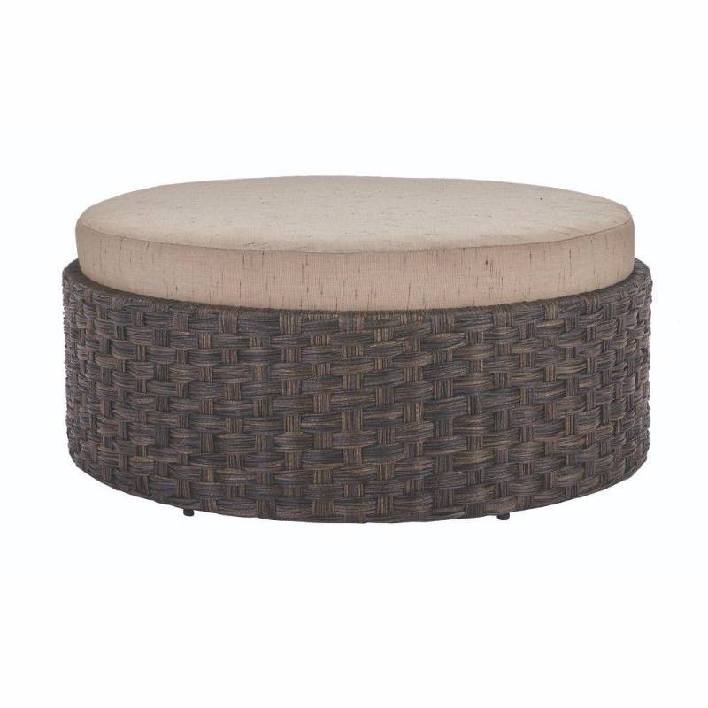 Home Decorators Collection Sunset Point Brown Patio Ottoman With