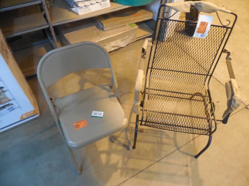 PATIO CHAIR & FOLDING CHAIR