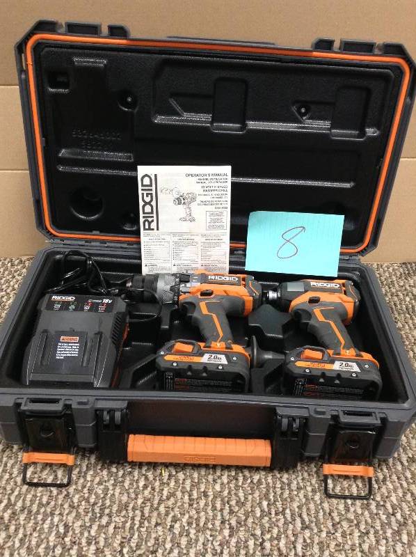 lot 8 image: GEN5X Brushless 18V Compact Hammer DrillDriver and Impact Combo