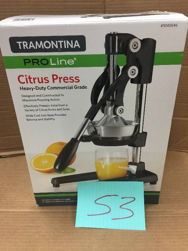 lot 53 image: Tramontina ProLine Citrus Press Heavy Duty Commercial Grade