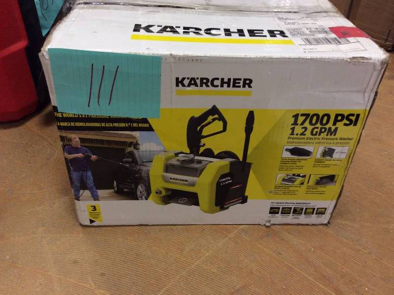 lot 111 image: KARCHER 1700 PSI 1.2 GPM