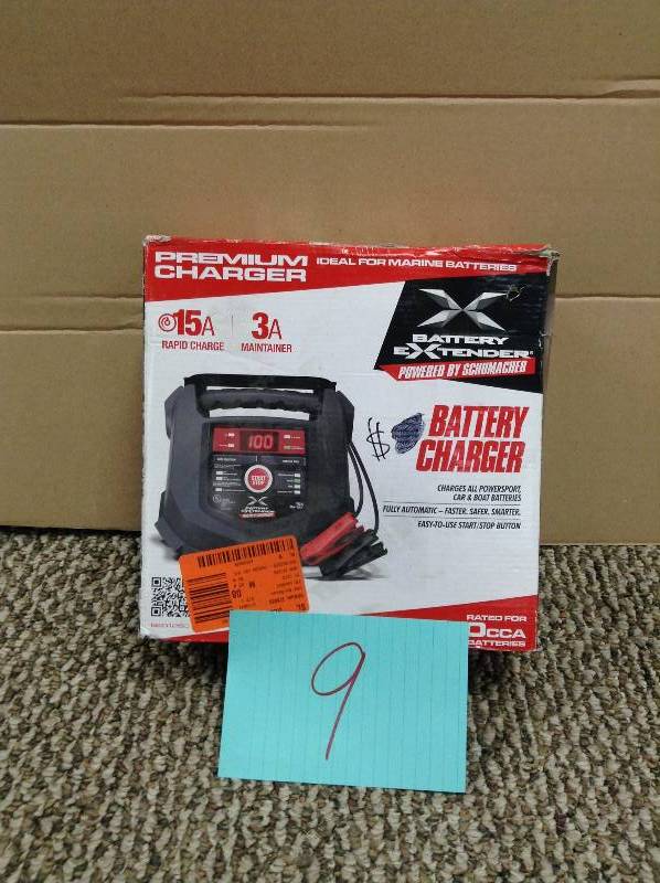 lot 9 image: Schumacher Electric BE01250 Battery Extender 6V or 12V