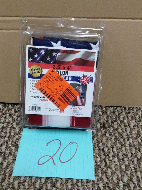 lot 20 image: US Flag 2.5 x 4