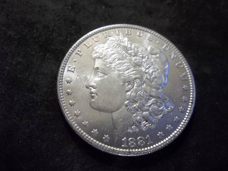 1881 O Morgan Silver Dollar