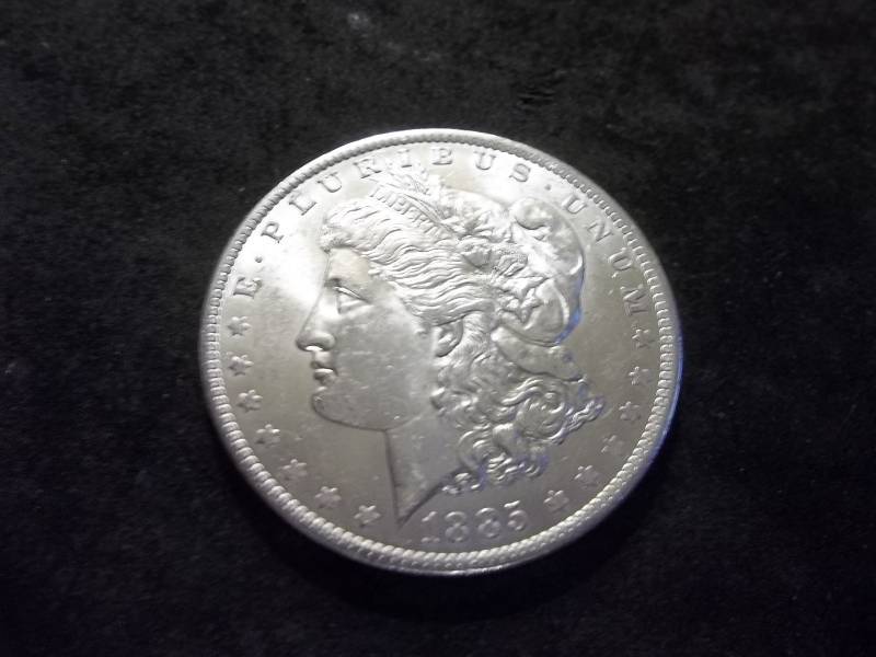1885 O Morgan Silver Dollar