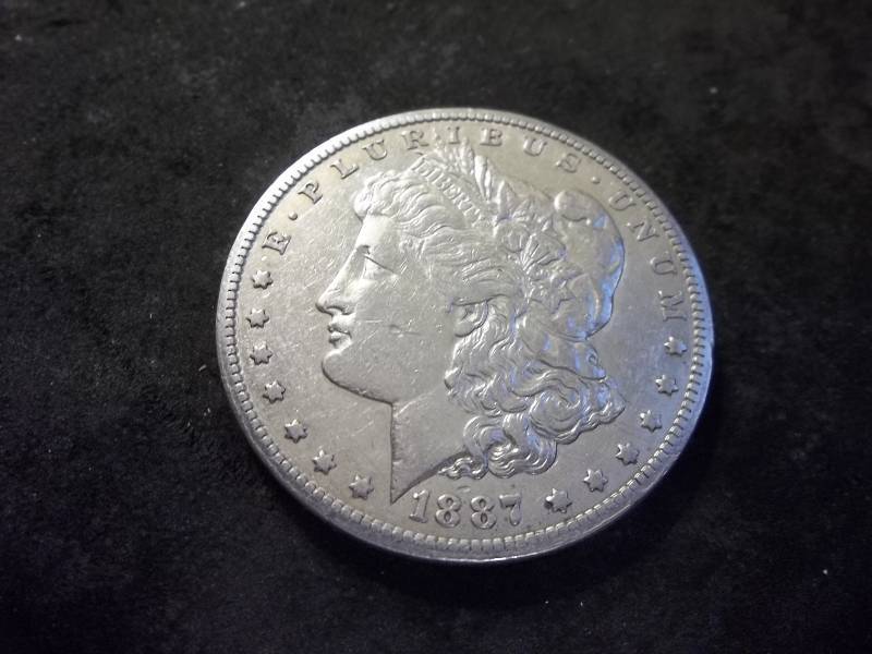 1887 S Morgan Silver Dollar