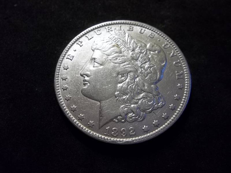 1892 O Morgan Silver Dollar