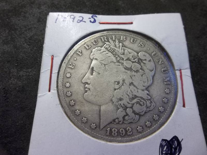 1892 S Morgan Silver Dollar