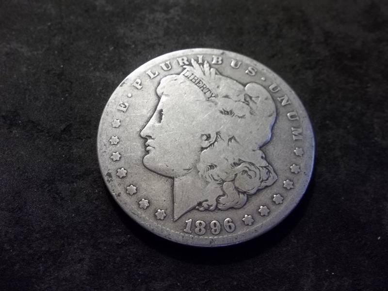 1896 S  Morgan Silver Dollar