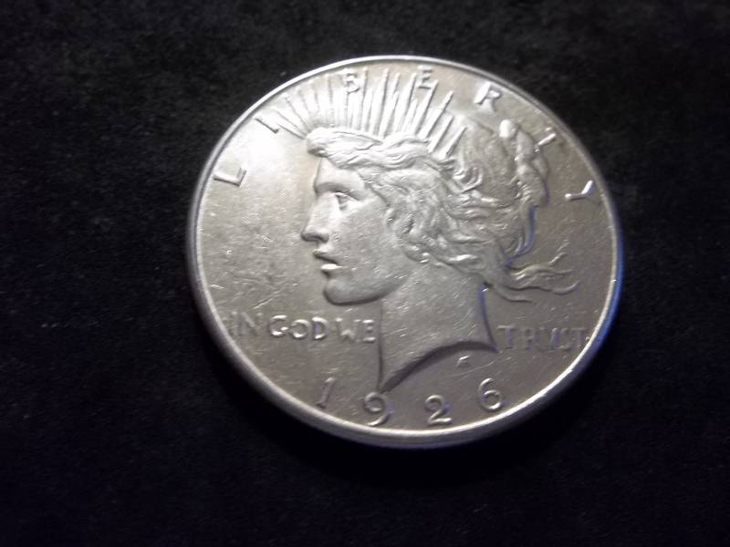 1926 S Silver Peace Dollar