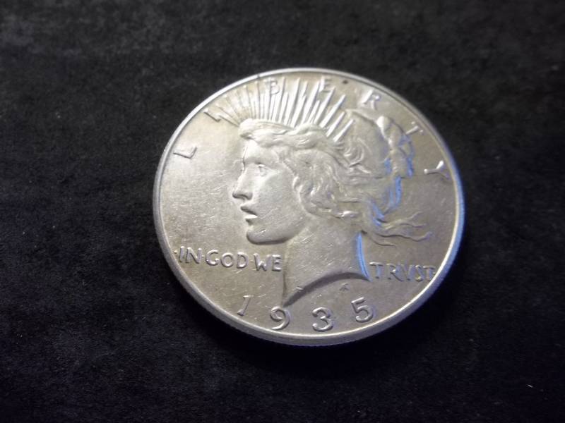 1935 S Peace Silver Dollar
