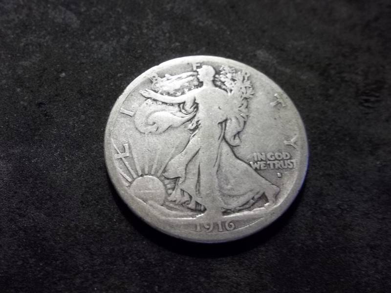 1916 S Walker Half Dollar