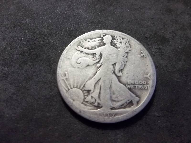 1917 D Walker Half Dollar