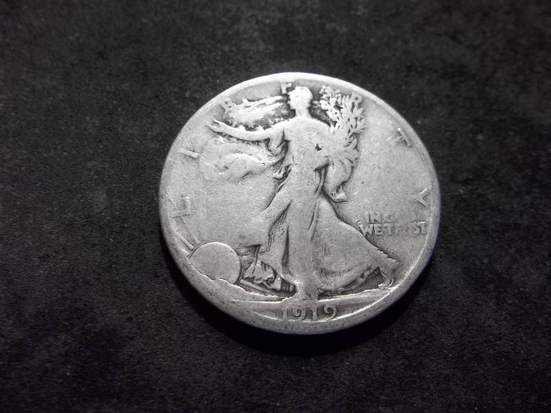 1919 S Walker Half Dollar