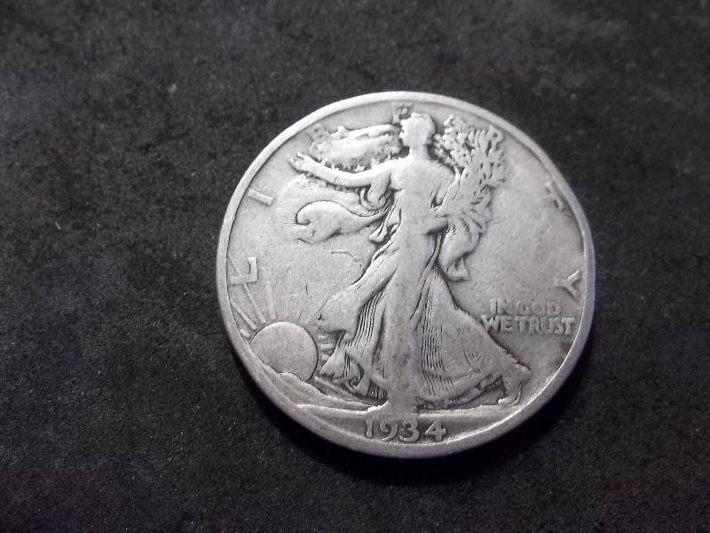 1934 S Walker Half Dollar Better Grade