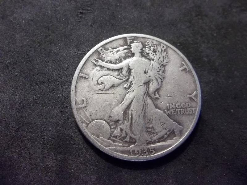 1935 D Walker Half Dollar