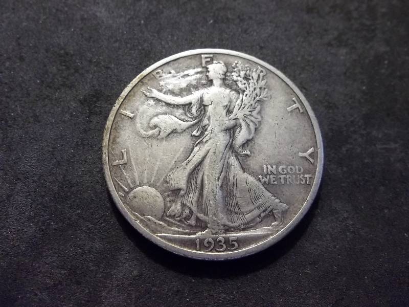 1935 S Walker Half Dollar