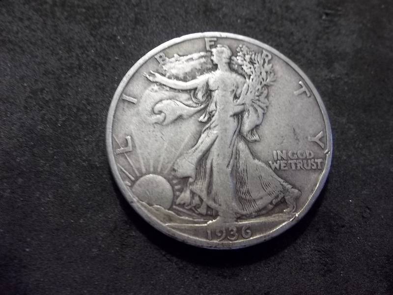 1936 D Walker Half Dollar