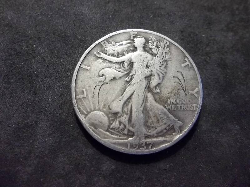 1937 S Walker Half Dollar
