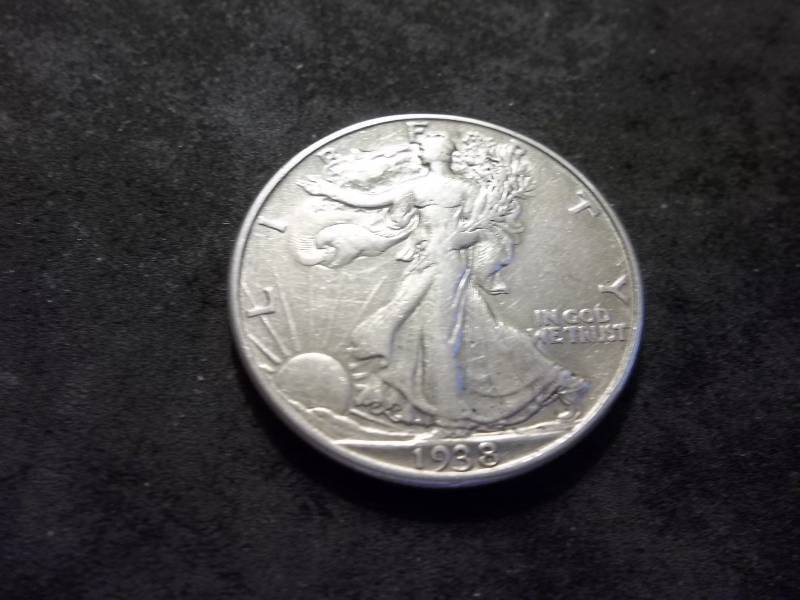 1938 D Walker Half Dollar