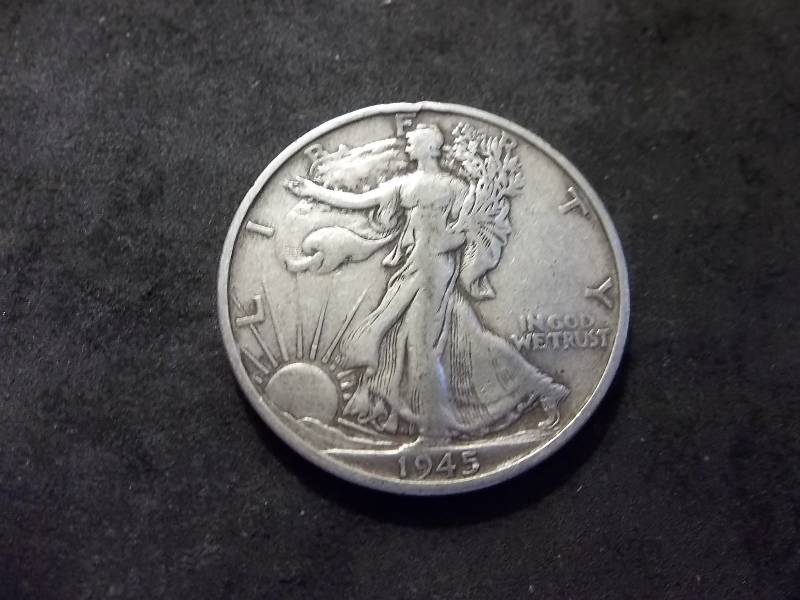 1945 S  Walker Half Dollar
