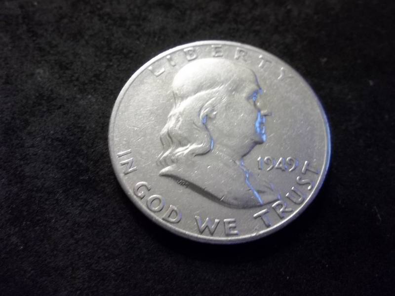 1949 S  Franklin Half Dollar