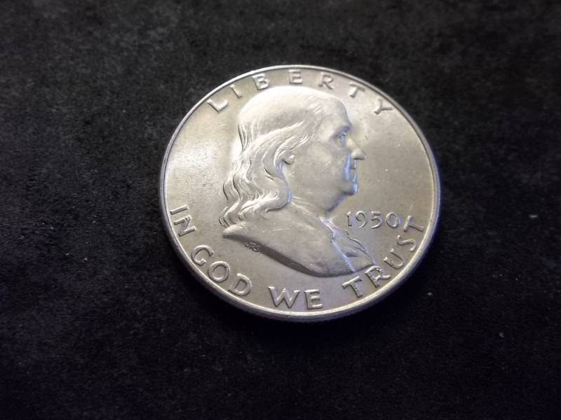 1950 D Franklin Half Dollar