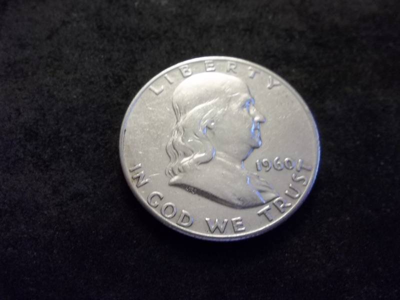 1960 D  Franklin Half Dollar