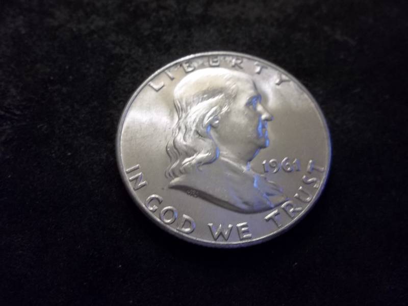 1961 D  Franklin Half Dollar