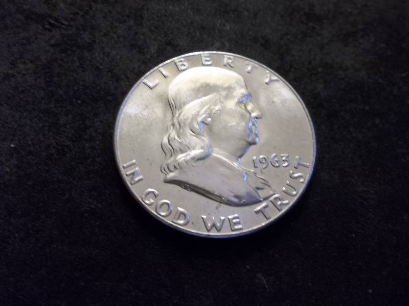 1963 D  Franklin Half Dollar