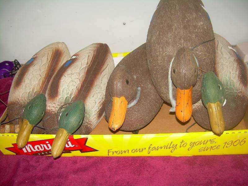 lot 2 image: 5 DUCK DECOYS