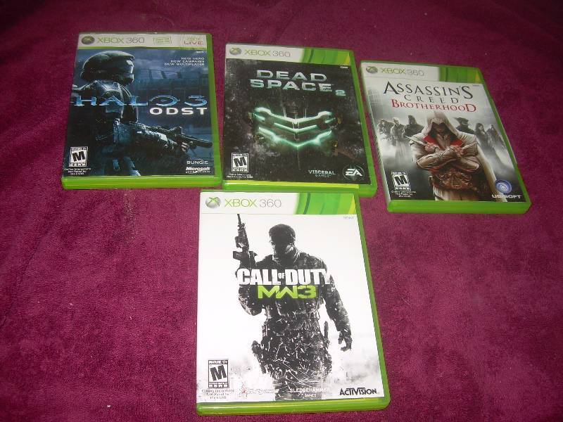 lot 35 image: 4 XBOX 360 GAMES