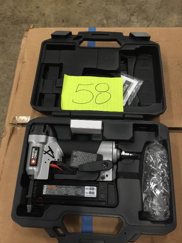 lot 58 image: Porter able 23-Gauge 1-38 in. Pin Nailer