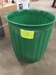 60 gal. Green Round Carry Barrel Trash Can